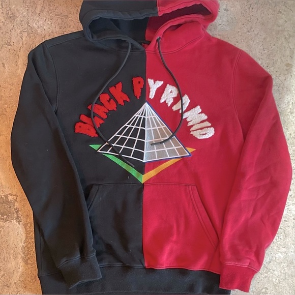 Black Pyramid Other - Black Pyramid Color Block Hoodie
